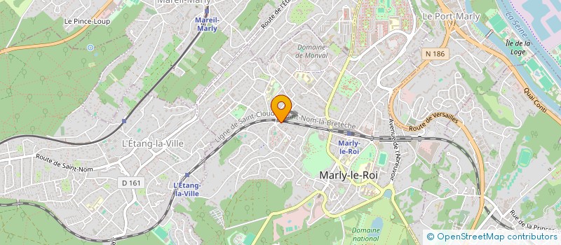 localisation de l'entreprise MONSIEUR PHILIPPE WEBSTER  MARLY-LE-ROI