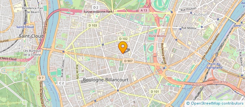 localisation de l'entreprise MONSIEUR PHILIPPE WECH à BOULOGNE-BILLANCOURT