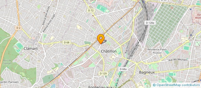 localisation de l'entreprise MONSIEUR PHILIPPE WECK  CHATILLON