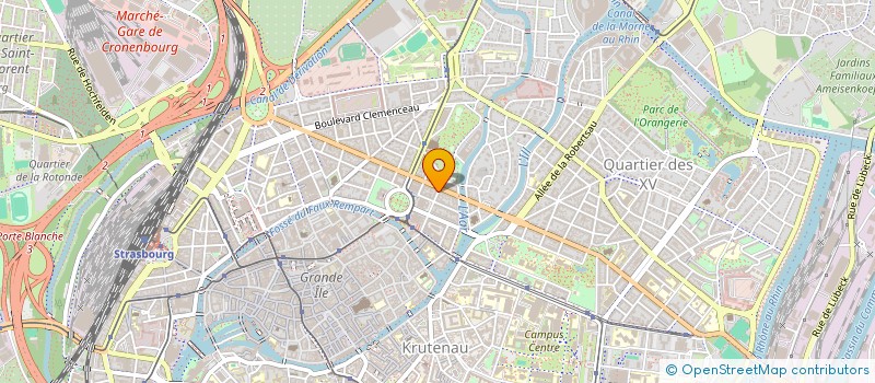localisation de l'entreprise MONSIEUR PHILIPPE WEISS à STRASBOURG