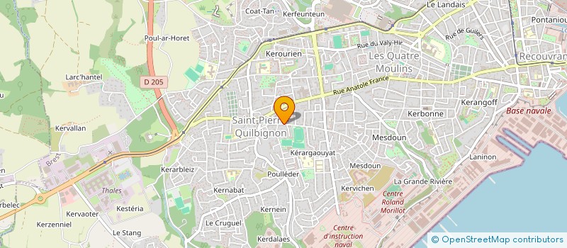 localisation de l'entreprise MONSIEUR PHILIPPE WELLINE à BREST