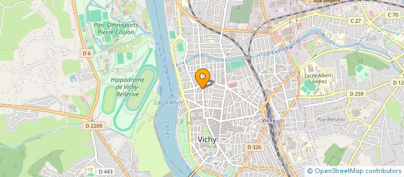 localisation de l'entreprise MONSIEUR PHILIPPE WIESZCZOCZYNSKI à VICHY