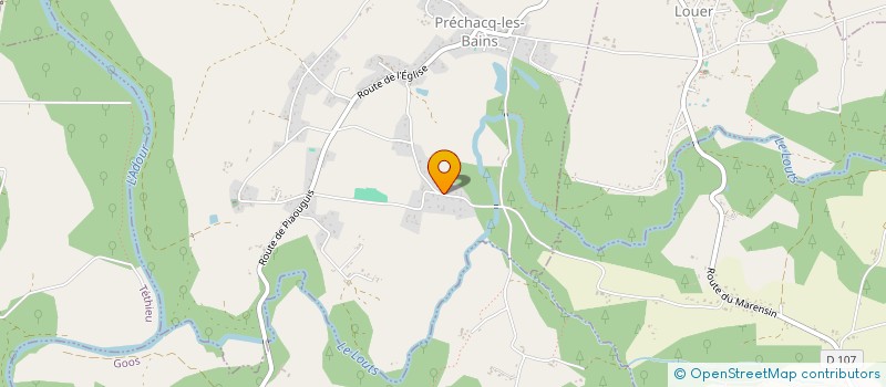 localisation de l'entreprise MONSIEUR PHILIPPE WILLAY  PRECHACQ-LES-BAINS