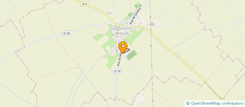 localisation de l'entreprise MONSIEUR PHILIPPE WILLEKENS  LAGNICOURT-MARCEL