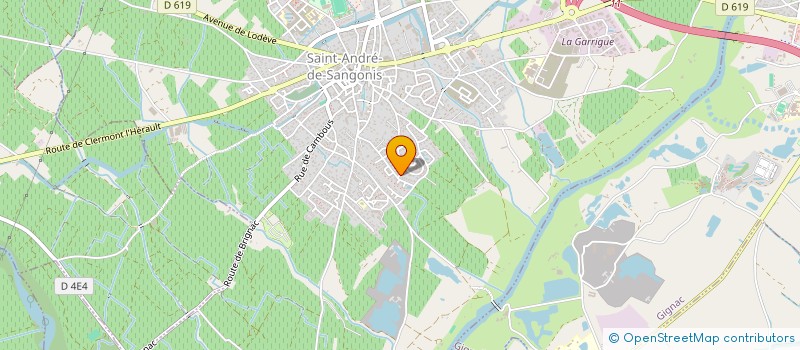 localisation de l'entreprise MONSIEUR PHILIPPE WILLNER  SAINT-ANDRE-DE-SANGONIS