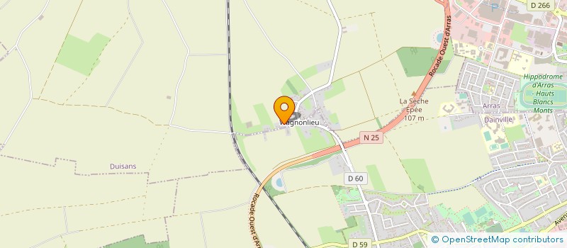 localisation de l'entreprise MONSIEUR PHILIPPE WILLOQUAUX  DUISANS