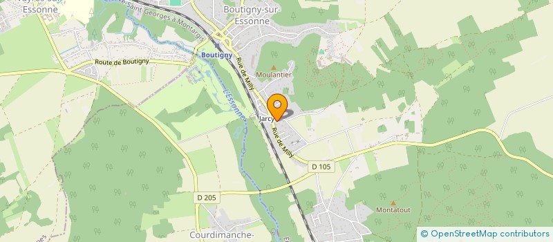 localisation de l'entreprise MONSIEUR PHILIPPE WIMART  BOUTIGNY-SUR-ESSONNE