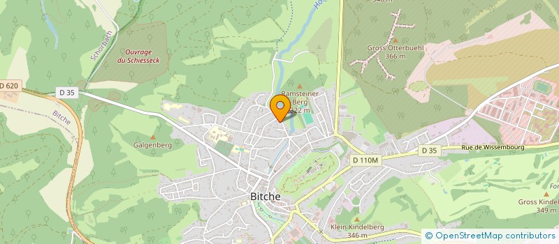 localisation de l'entreprise MONSIEUR PHILIPPE WINDSTEIN  BITCHE