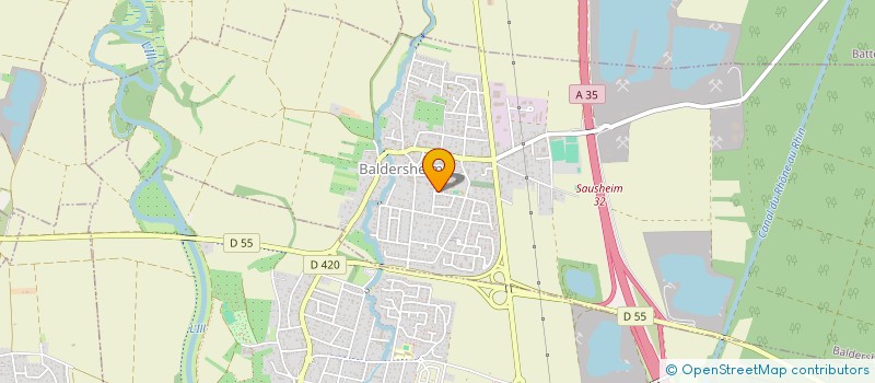 localisation de l'entreprise MONSIEUR PHILIPPE WINGERTER  BALDERSHEIM