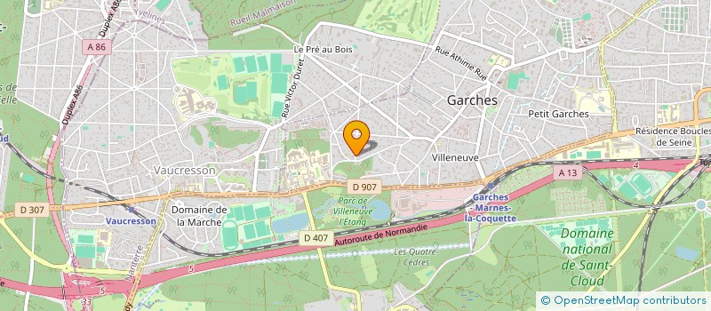 localisation de l'entreprise MONSIEUR PHILIPPE WIRBEL à GARCHES