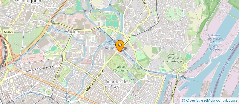 localisation de l'entreprise MONSIEUR PHILIPPE WOERTH  STRASBOURG