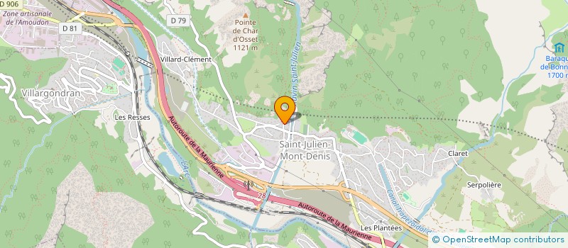 localisation de l'entreprise MONSIEUR PHILIPPE WUILMET  SAINT-JULIEN-MONT-DENIS