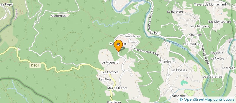 localisation de l'entreprise MONSIEUR PHILIPPE XEUX  GRAVIERES