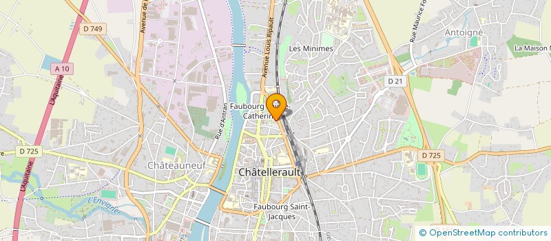 localisation de l'entreprise MONSIEUR PHILIPPE XIMENEZ  CHATELLERAULT