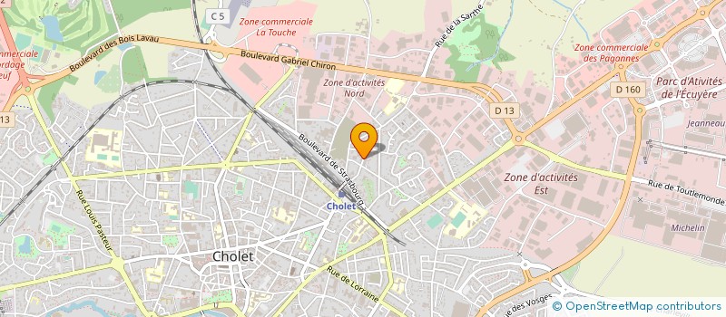 localisation de l'entreprise MONSIEUR PHILIPPE YADRO à CHOLET
