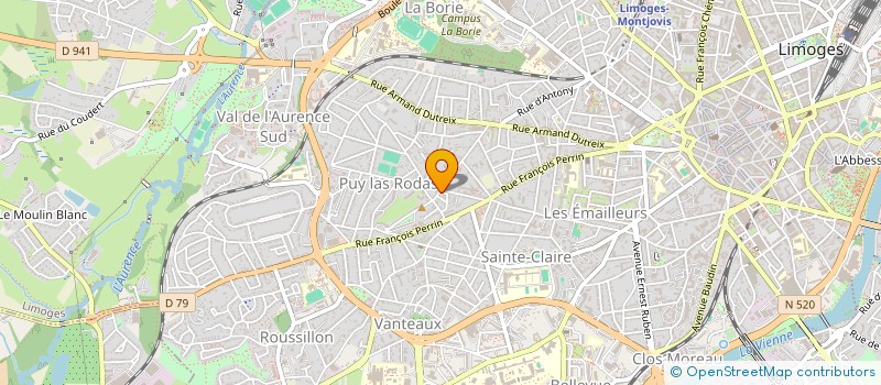 localisation de l'entreprise MONSIEUR PHILIPPE YELSCH à LIMOGES