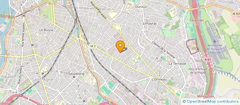 localisation de l'entreprise MONSIEUR PHILIPPE YERLE  TOULOUSE