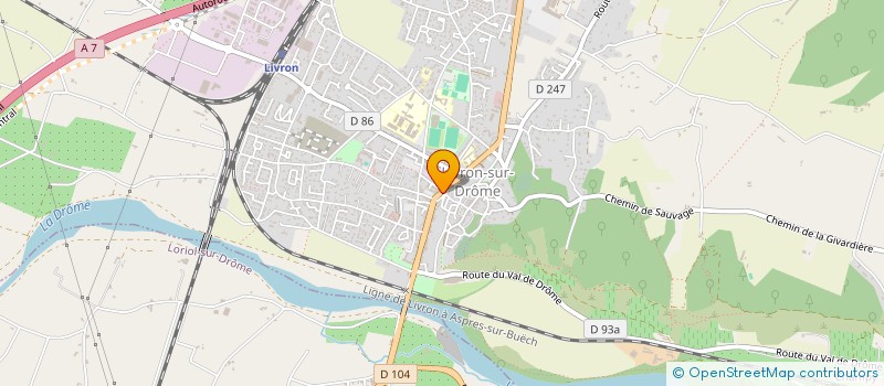 localisation de l'entreprise MONSIEUR PHILIPPE YLLOUZ à LIVRON-SUR-DROME