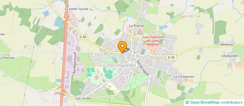 localisation de l'entreprise MONSIEUR PHILIPPE YOEUSLEY à GUICHEN