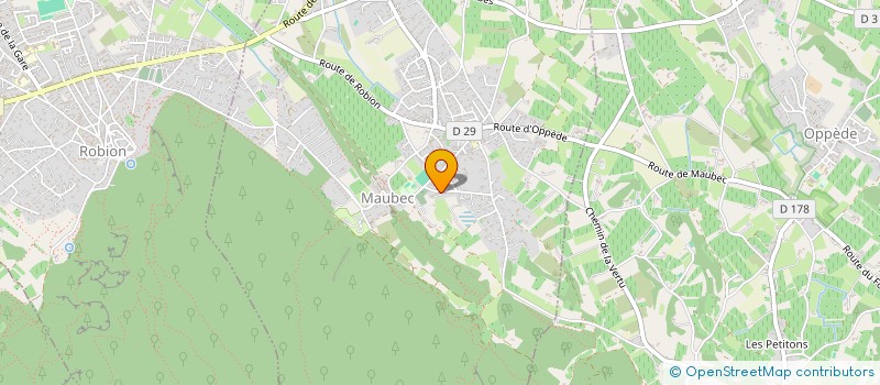 localisation de l'entreprise MONSIEUR PHILIPPE YORILLO  MAUBEC