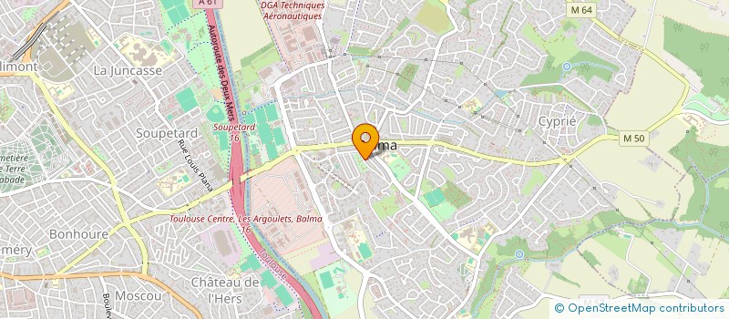 localisation de l'entreprise MONSIEUR PHILIPPE YOUB  BALMA