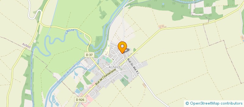 localisation de l'entreprise MONSIEUR PHILIPPE YVERNEAU  ASFELD