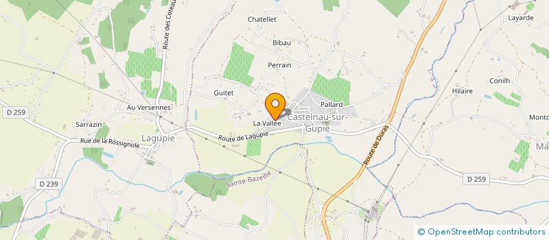 localisation de l'entreprise MONSIEUR PHILIPPE ZANESE  SAINTE BAZEILLE