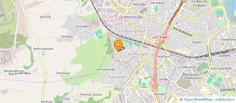 localisation de l'entreprise MONSIEUR PHILIPPE ZEAU à LORIENT
