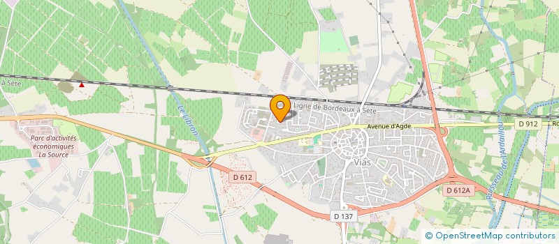 localisation de l'entreprise MONSIEUR PHILIPPE ZENON  VIAS