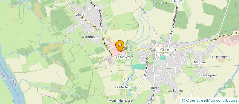 localisation de l'entreprise MONSIEUR PHILIPPE ZIMBRIS  OUROUX-SUR-SAONE