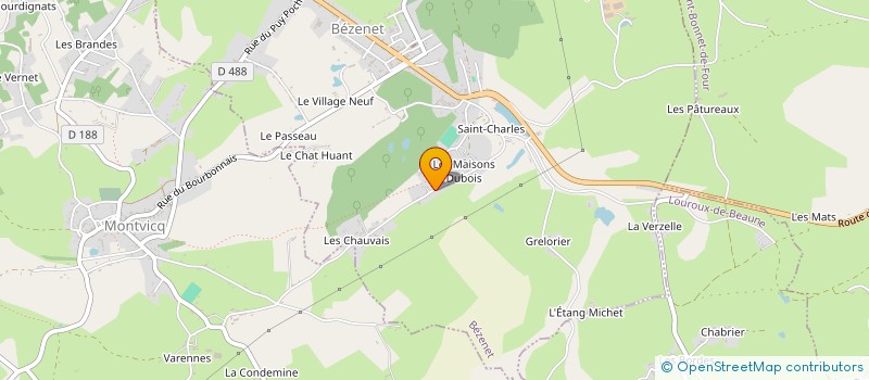 localisation de l'entreprise MONSIEUR PHILIPPE ZOUDE à BEZENET