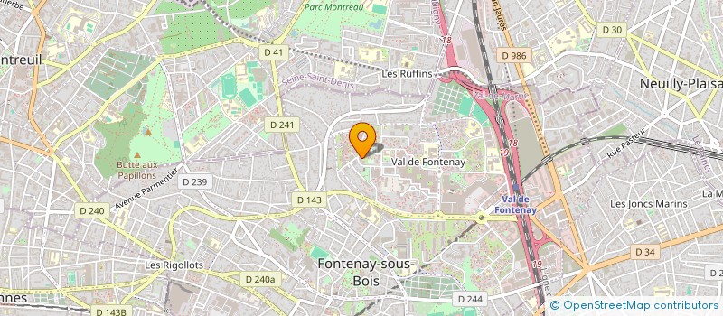 localisation de l'entreprise MONSIEUR PHILIPPE ZUILI à FONTENAY-SOUS-BOIS