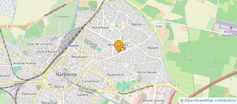 localisation de l'entreprise MONSIEUR PHILIPPPE VIGIER à NARBONNE