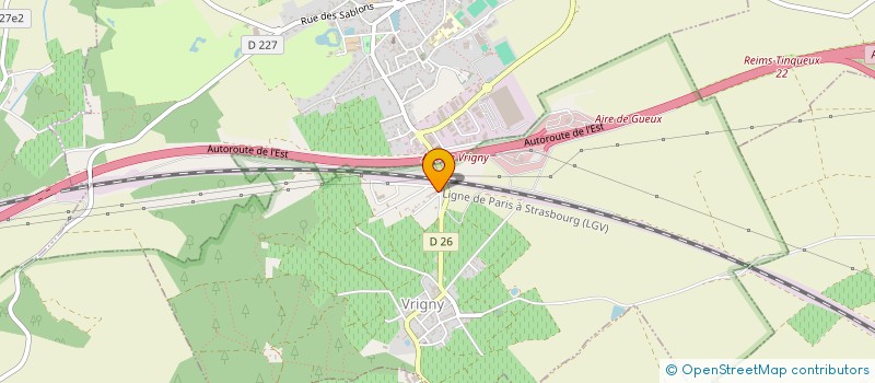 localisation de l'entreprise MONSIEUR PHILLIP HARRISON  GUEUX