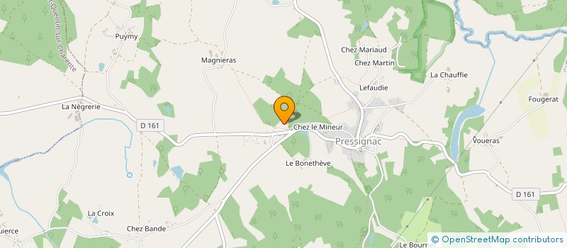 localisation de l'entreprise MONSIEUR PHILLIP SMITH à PRESSIGNAC