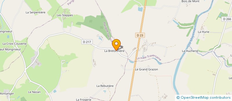 localisation de l'entreprise MONSIEUR PHILLIPE DUBOIS à CHATILLON-SUR-COLMONT