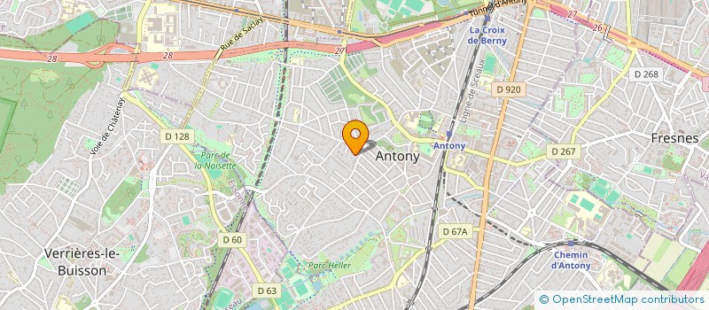 localisation de l'entreprise MONSIEUR PHILLIPE GANGNEUX à ANTONY