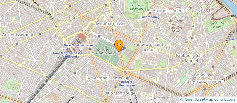 localisation de l'entreprise MONSIEUR PHILLIPPE GANDILLON  PARIS