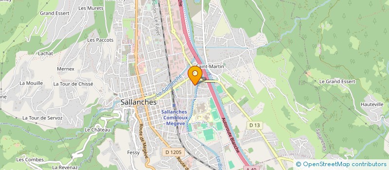 localisation de l'entreprise MONSIEUR PHILLIPPE GUITTARD à SALLANCHES