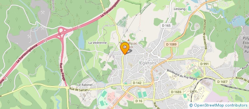 localisation de l'entreprise MONSIEUR PHILTON MC MILLAN  EGLETONS