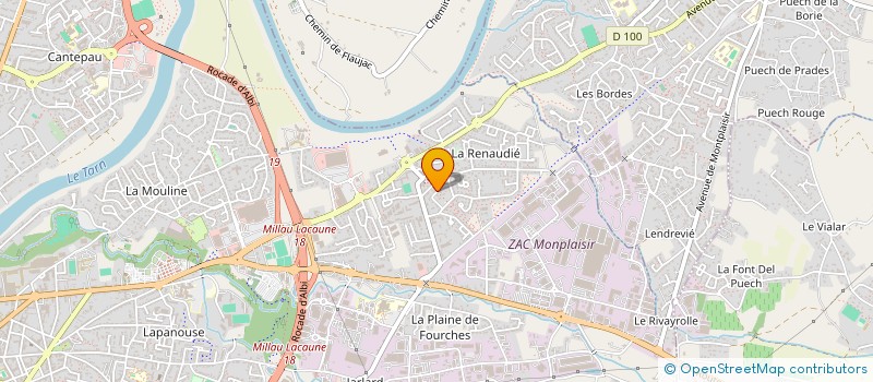 localisation de l'entreprise MONSIEUR PHIPIPPE BRUZZECHESSE à ALBI