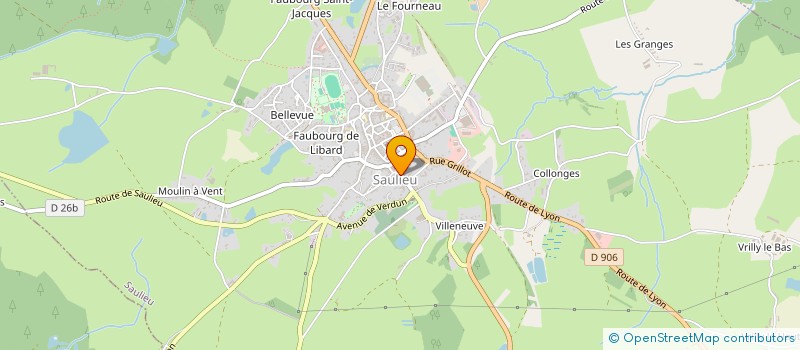 localisation de l'entreprise MONSIEUR PHIVOS ROMVOS à SAULIEU