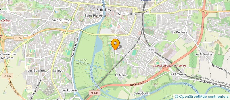 localisation de l'entreprise MONSIEUR PHO QUIMANT  SAINTES