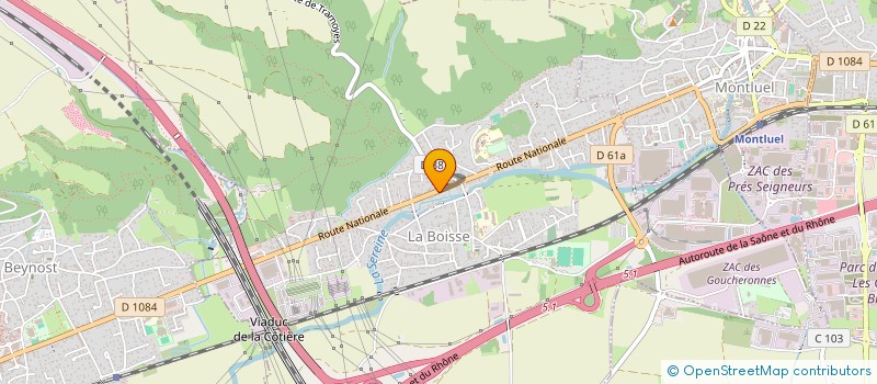 localisation de l'entreprise MONSIEUR PHONG PHAN  LA BOISSE