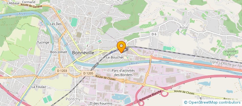 localisation de l'entreprise MONSIEUR PHOUTHONE KEOMANIVONG  BONNEVILLE