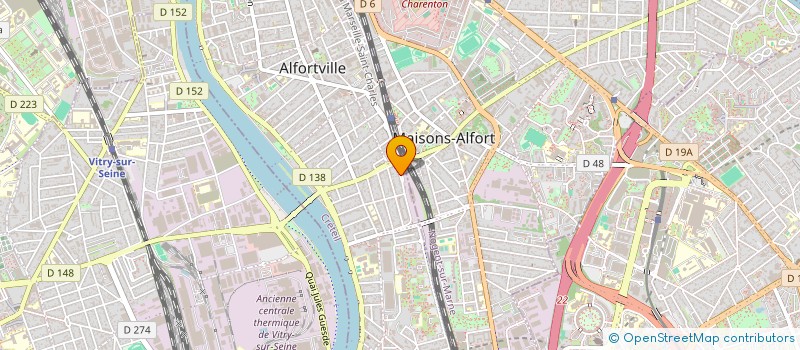 localisation de l'entreprise MONSIEUR PHU QUI PHAN  ALFORTVILLE