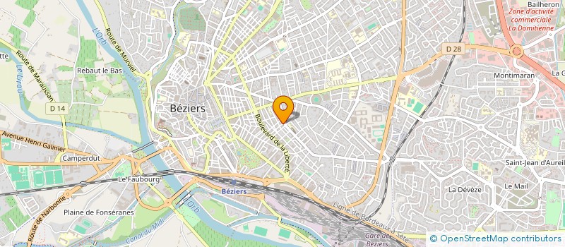 localisation de l'entreprise MONSIEUR PHUC PHAN à BEZIERS