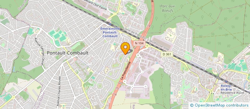 localisation de l'entreprise MONSIEUR PHUNG DUONG TRAN à PONTAULT-COMBAULT
