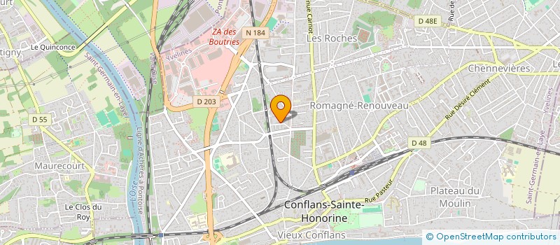 localisation de l'entreprise MONSIEUR PHUNTSOK NOLONGTSANG  CONFLANS-SAINTE-HONORINE