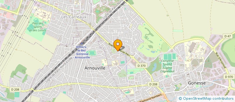 localisation de l'entreprise MONSIEUR PHUOC BINH TUONG à GONESSE